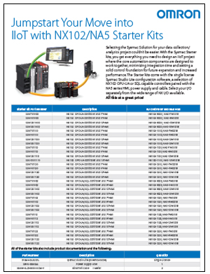 Omron Sysmac NX102 / NA5 | Automation Starter Kits