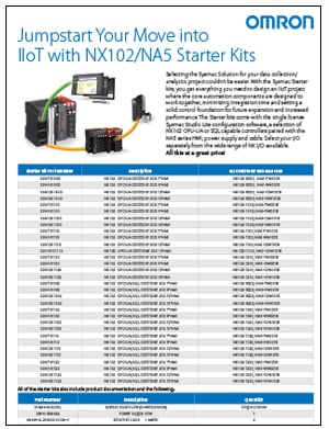 Omron-NX102-Automation-Starter-Kit-Flyer
