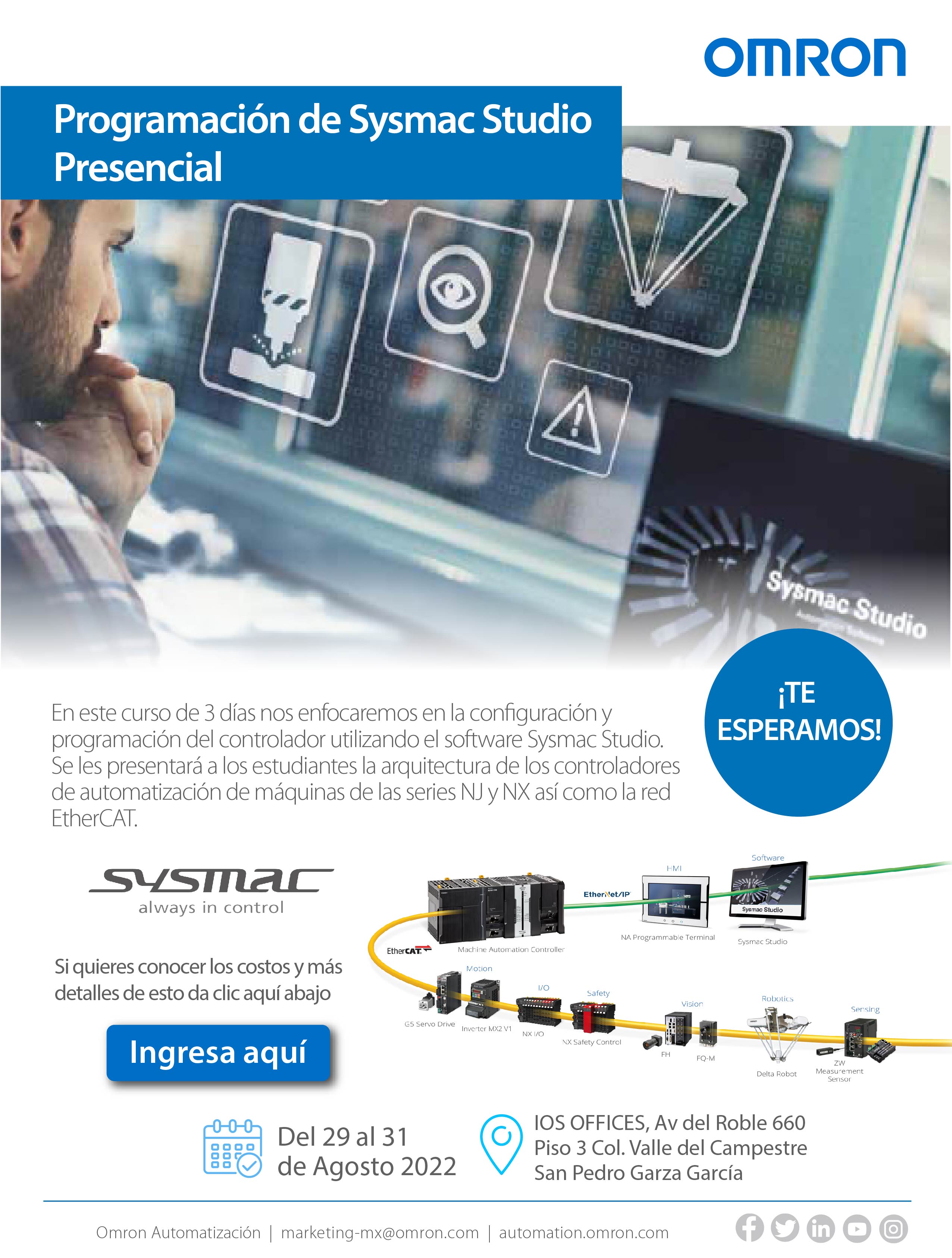 Cursos Sysmac Studio